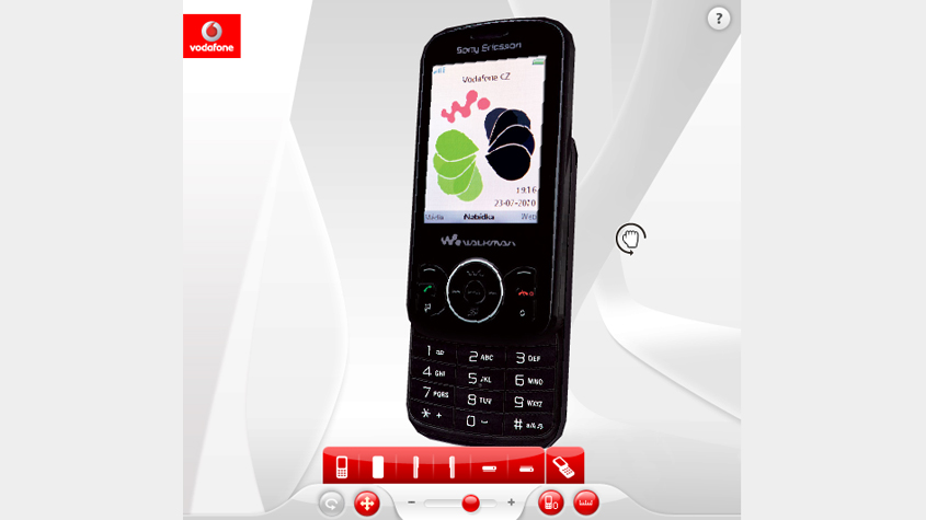  Vodafone 3D modely telefonů