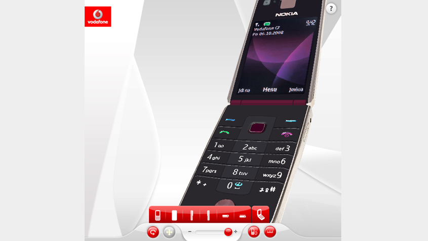  Vodafone 3D modely telefonů